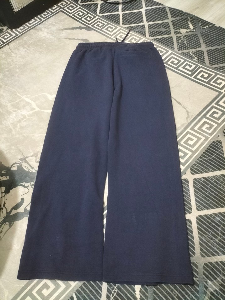 erkek Lacivert Pilili Streetwear Pantolon - Görsel 2