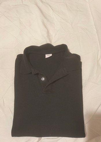 Erkek Siyah Kısa Kollu Klasik Polo Tişört - Görsel 4