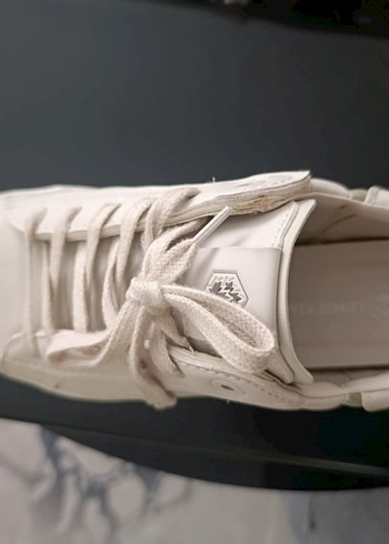 Beyaz Bağcıklı Kadın Spor Ayakkabı - Görsel 5