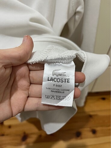 m Beden Orjinal lacoste sweatshirt