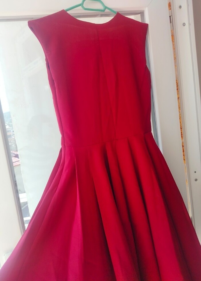 Midi boy bordo kıyafet  - Görsel 3