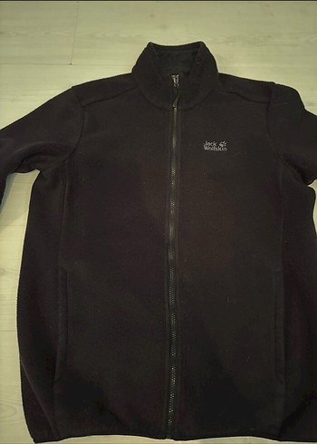 Jack Wolfskin Siyah Fermuarlı Erkek Polar
