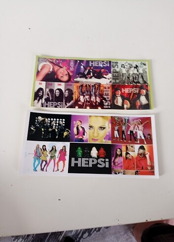 Hepsi grubu nostalji stiker vintage etiket  - Görsel 3