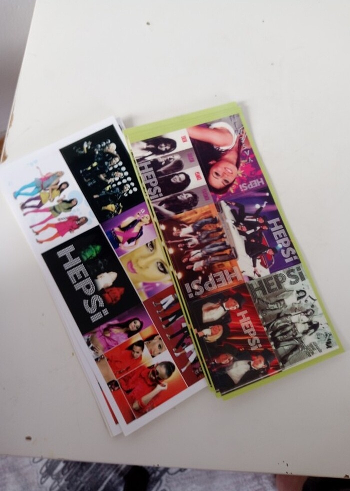 Hepsi grubu nostalji stiker vintage etiket  - Görsel 2