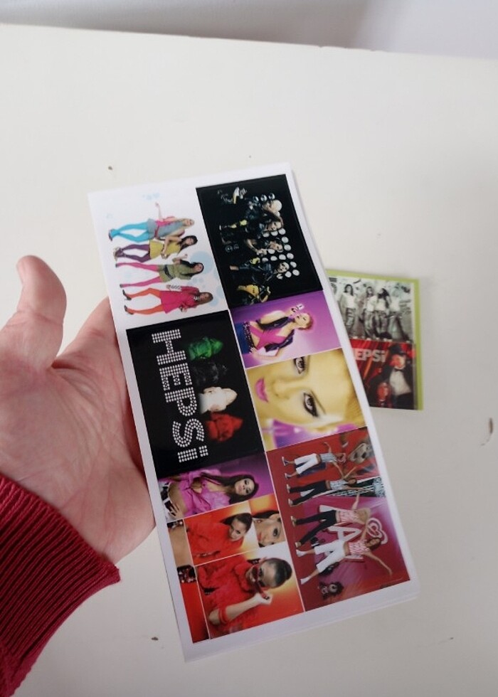 Hepsi grubu nostalji stiker vintage etiket  - Görsel 4