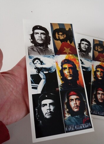 Che Guevara etiket stiker vintage nostalji  - Görsel 4