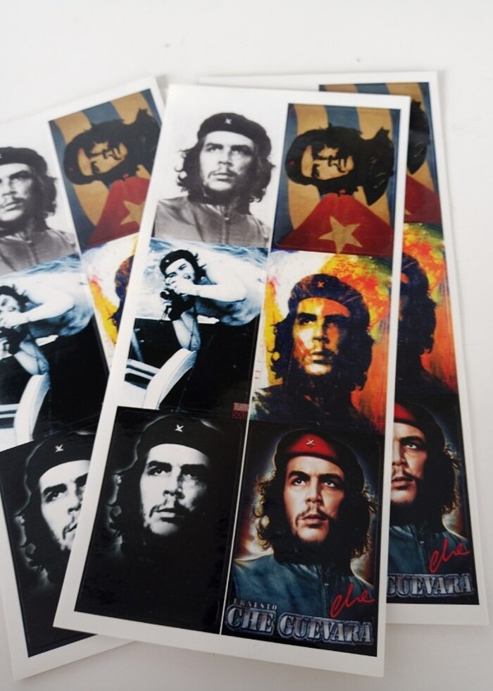 Che Guevara etiket stiker vintage nostalji  - Görsel 2
