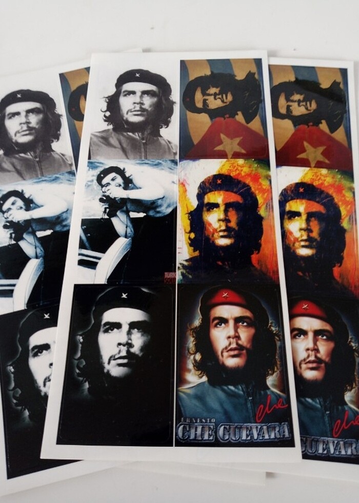 Che Guevara etiket stiker vintage nostalji  - Görsel 3
