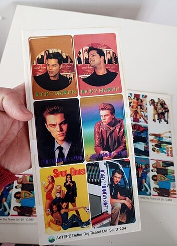 Spice girls Winx candie etiket stiker vintage nostalji  - Görsel 2