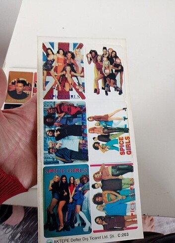 Spice girls Winx candie etiket stiker vintage nostalji  - Görsel 4