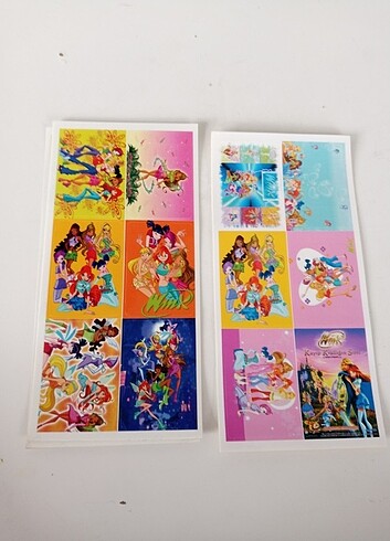 Spice girls Winx candie etiket stiker vintage nostalji  - Görsel 6