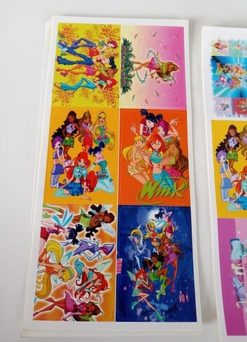Spice girls Winx candie etiket stiker vintage nostalji  - Görsel 7