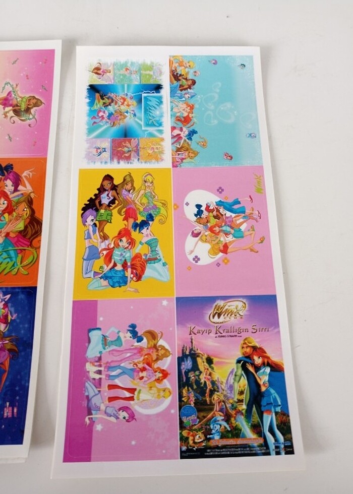 Spice girls Winx candie etiket stiker vintage nostalji  - Görsel 5
