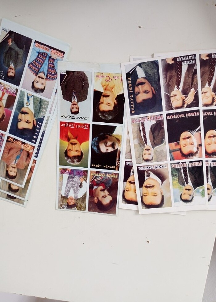 Ferdi Tayfur vintage etiket stiker nostalji  - Görsel 2