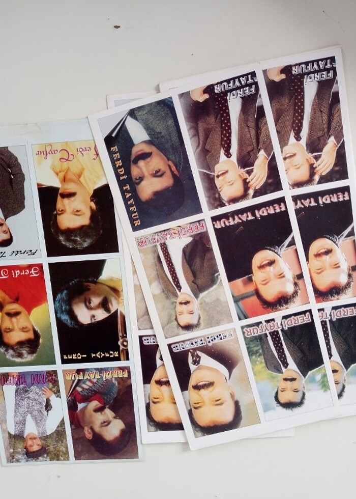 Ferdi Tayfur vintage etiket stiker nostalji  - Görsel 3