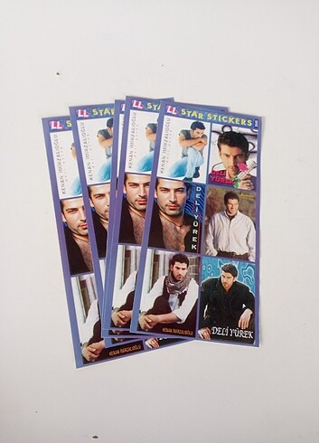 Deli yürek Kenan İmirzalıoğlu etiket vintage nostalji  - Görsel 2