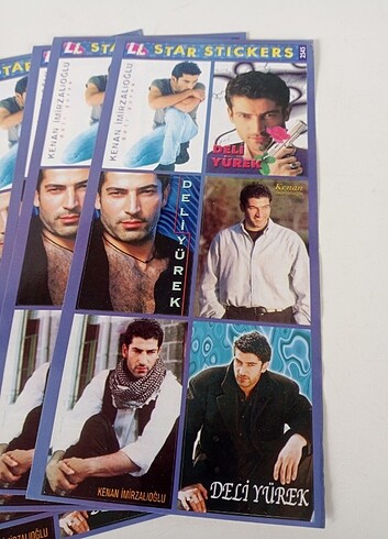 Deli yürek Kenan İmirzalıoğlu etiket vintage nostalji  - Görsel 4