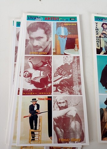 Yılmaz Güney etiket stiker vintage nostalji  - Görsel 4