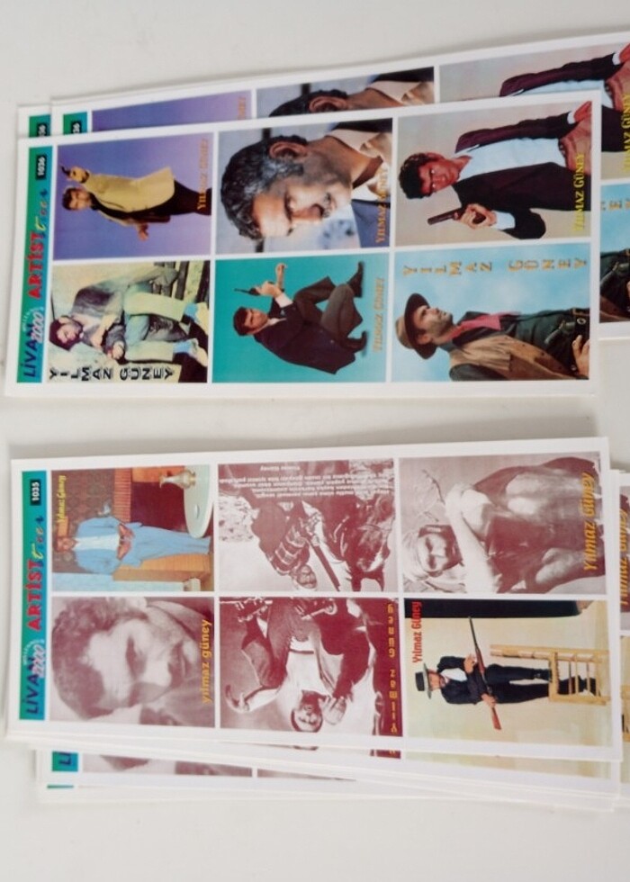 Yılmaz Güney etiket stiker vintage nostalji  - Görsel 3