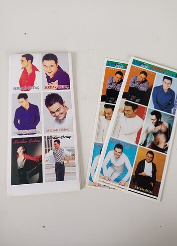 Serdar Ortaç etiket stiker vintage nostalji  - Görsel 2