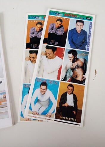 Serdar Ortaç etiket stiker vintage nostalji  - Görsel 3