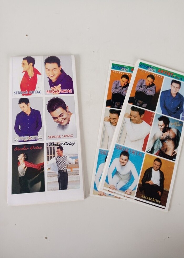 Serdar Ortaç etiket stiker vintage nostalji  - Görsel 2