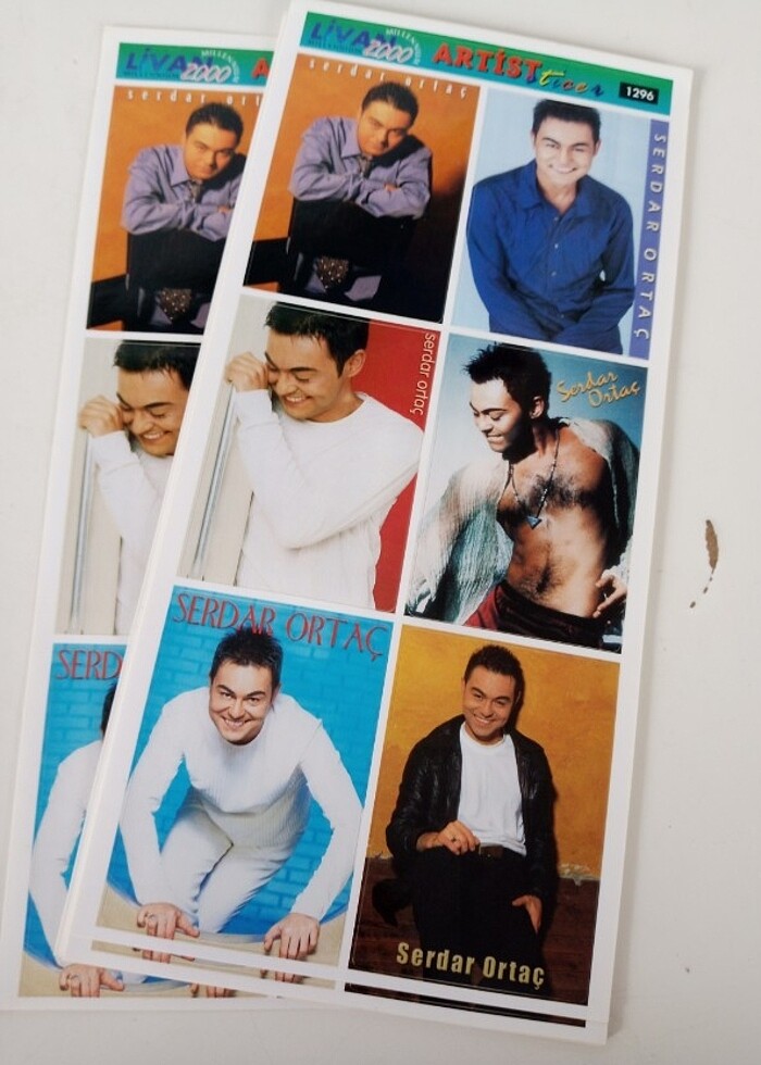 Serdar Ortaç etiket stiker vintage nostalji  - Görsel 4