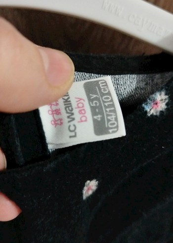 Çiçek Desenli Uzun Kollu Kız Elbisesi - Görsel 2