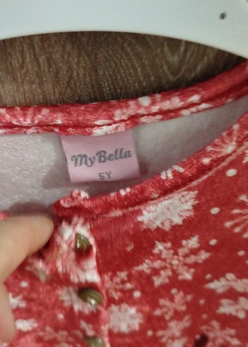 Kız Çocuk Uzun Kollu Dantel Detaylı Elbise - Görsel 2