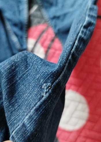 Kadın Koyu Mavi Denim Pantolon - Görsel 2
