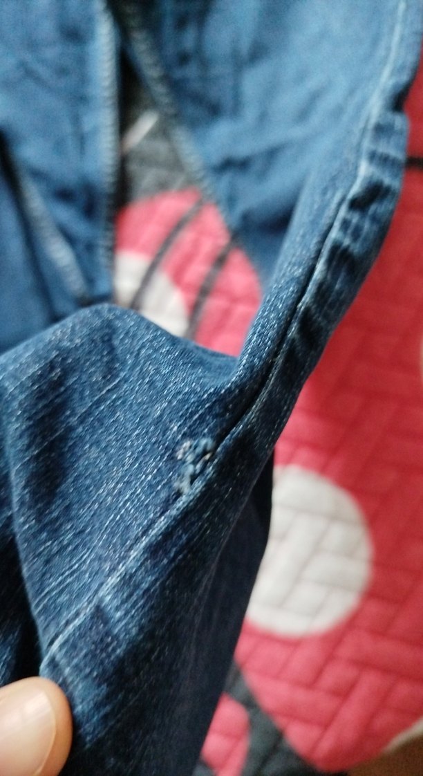 Kadın Koyu Mavi Denim Pantolon - Görsel 2