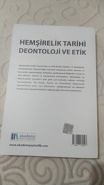 Hemşirelik tarihi deontoloji ve etik .