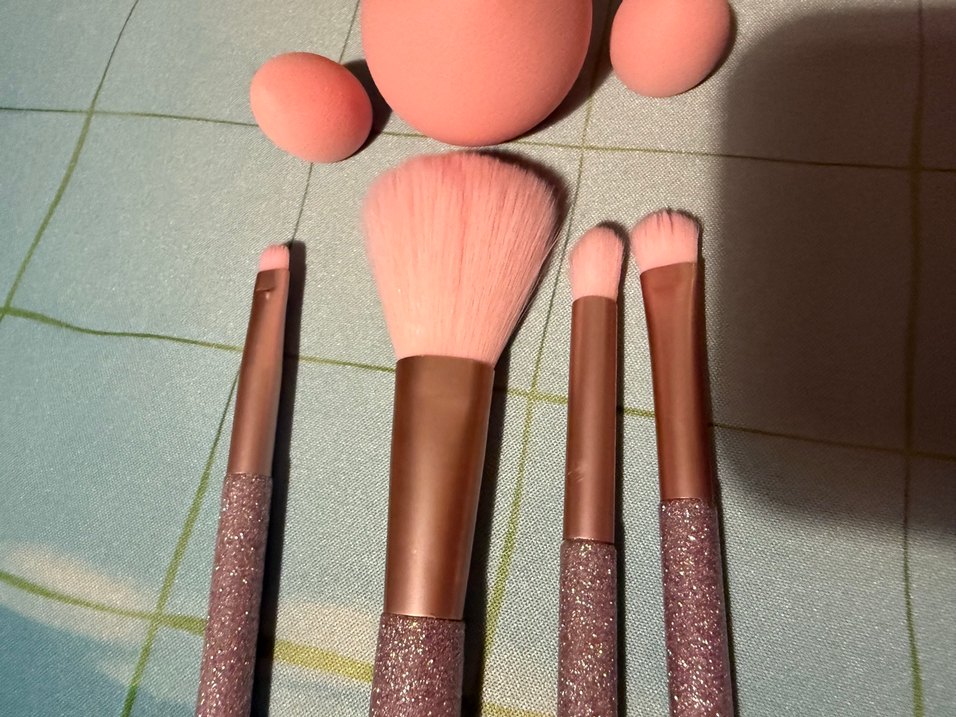 EklipsPastel Pembe Makyaj Fırça Seti - Görsel 2