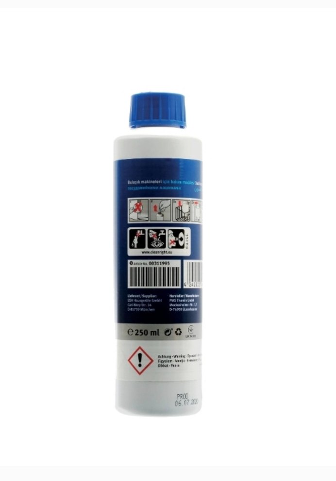 Siemens Bulaşık Makinesi Temizleyici 250 ml - Görsel 2