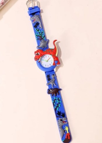 Çok Renkli Kemerli Erkek Çocuk Saat - Görsel 3