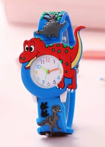 Çok Renkli Kemerli Erkek Çocuk Saat - Görsel 2