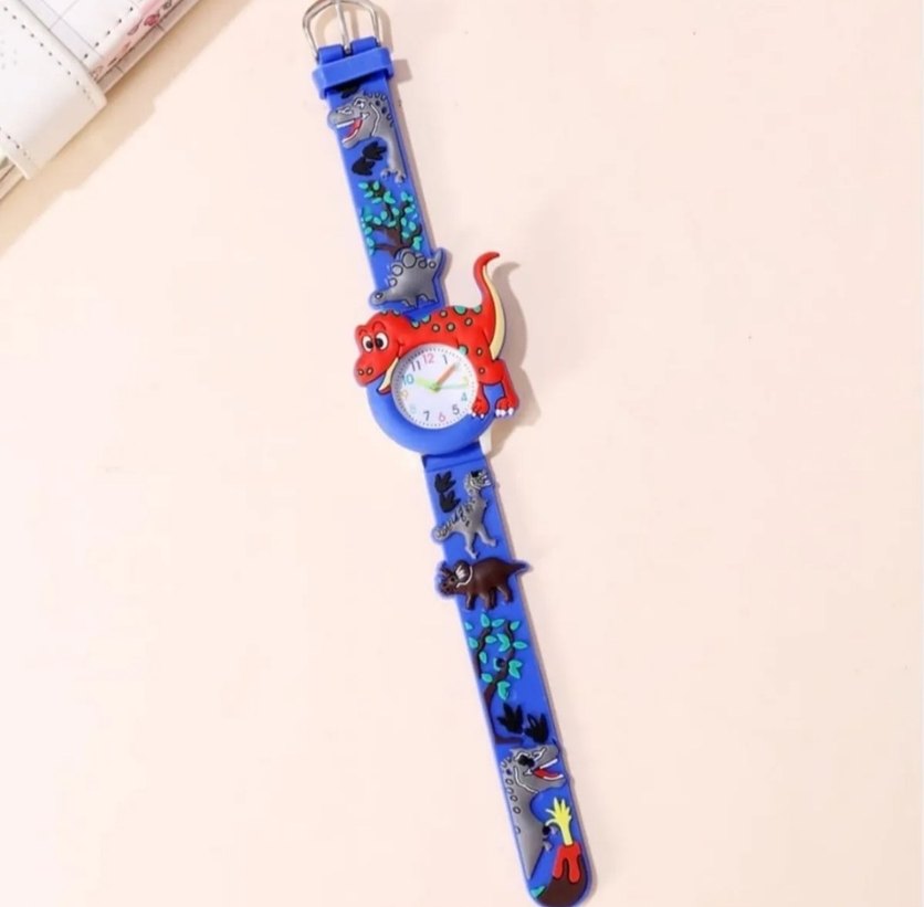 Çok Renkli Kemerli Erkek Çocuk Saat - Görsel 3