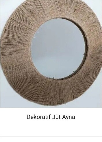 Diğer Dekoratif Jüt Ayna
