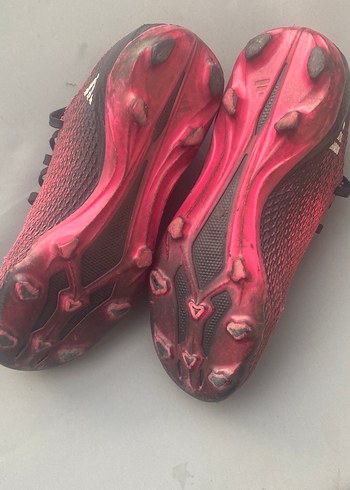 Koyu Kırmızı Bağcıklı Erkek Futbol Ayakkabısı - Görsel 7