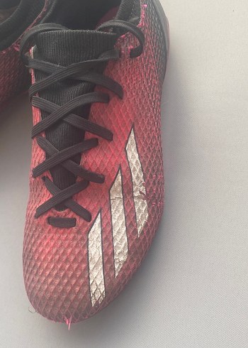 Koyu Kırmızı Bağcıklı Erkek Futbol Ayakkabısı - Görsel 3