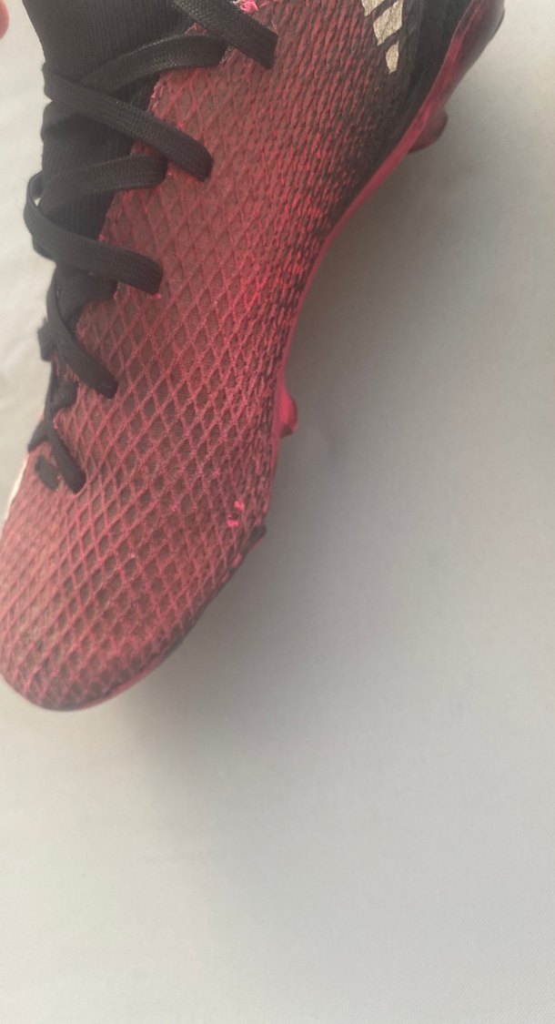 Koyu Kırmızı Bağcıklı Erkek Futbol Ayakkabısı - Görsel 5