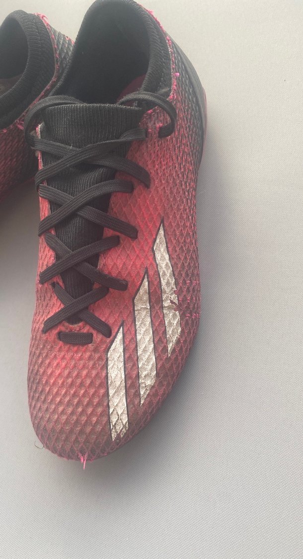 Koyu Kırmızı Bağcıklı Erkek Futbol Ayakkabısı - Görsel 3