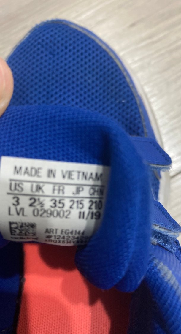 Mavi Adidas Erkek Çocuk Spor Ayakkabı - Görsel 5