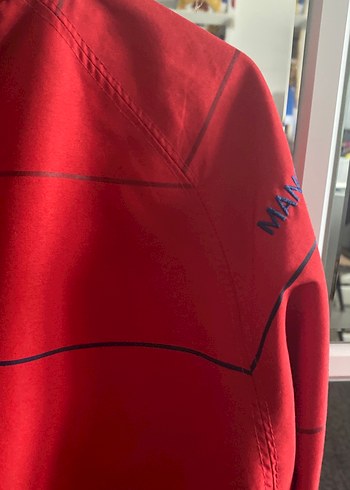 Erkek Çocuk Kırmızı Dik Yaka Düğmeli Ceket - Görsel 3