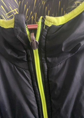 Erkek Çocuk Siyah Fermuarlı Street Wear Mont - Görsel 4