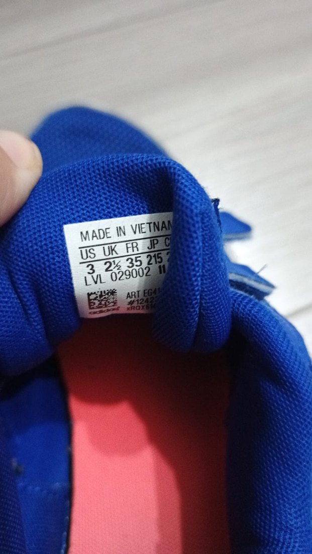 Erkek Çocuk Mavi Adidas Spor Ayakkab - Görsel 4