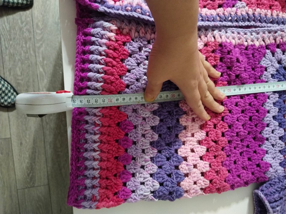 Renkli Bohem Örgü Kadın Hırka - Görsel 5