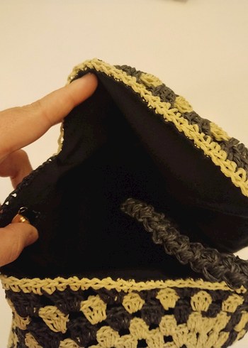 Örgü Bohem Kadın Çantası - Görsel 4