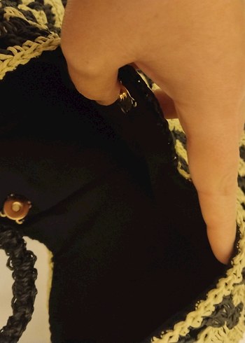 Örgü Bohem Kadın Çantası - Görsel 3