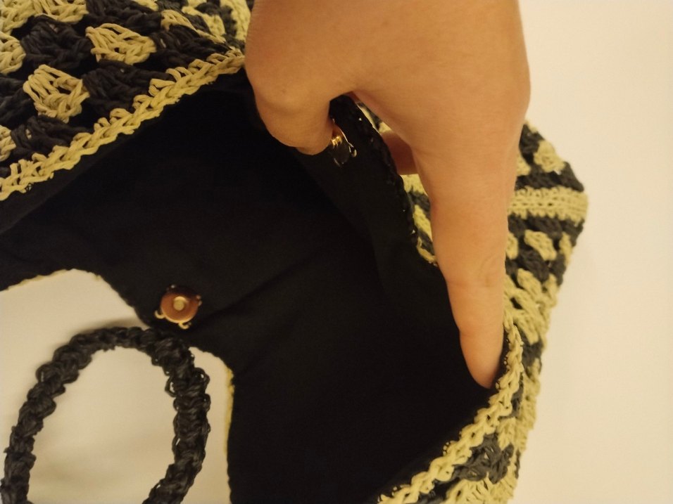 Örgü Bohem Kadın Çantası - Görsel 3